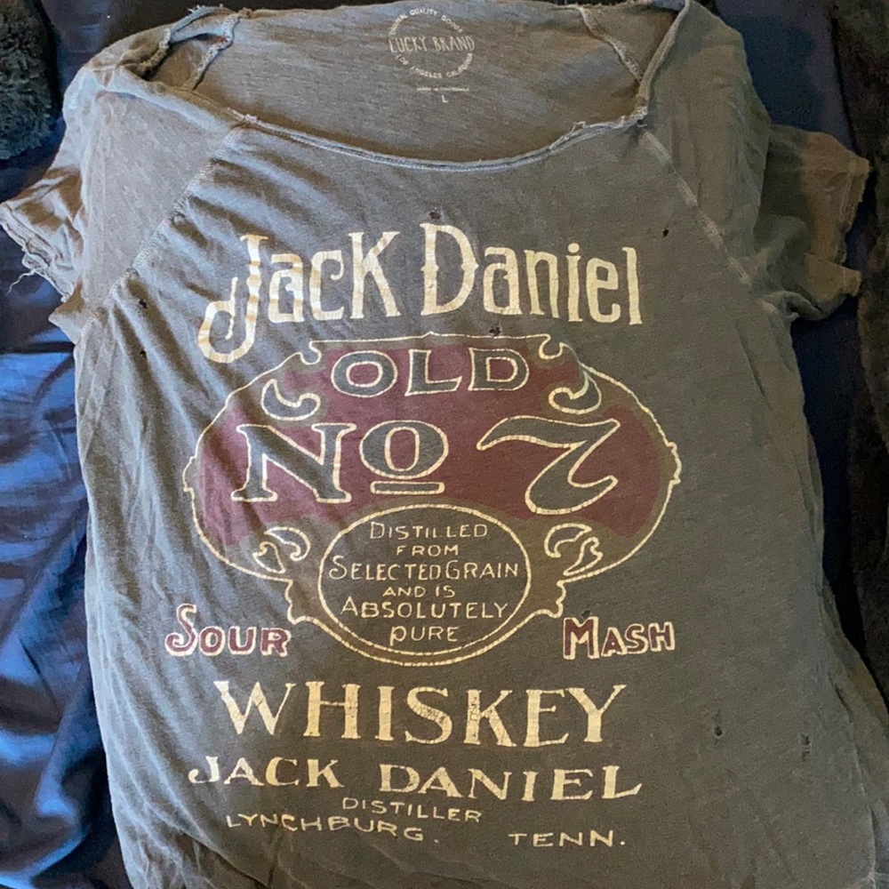 Lucky Brand Size L Jack Daniels Vintage Shirt